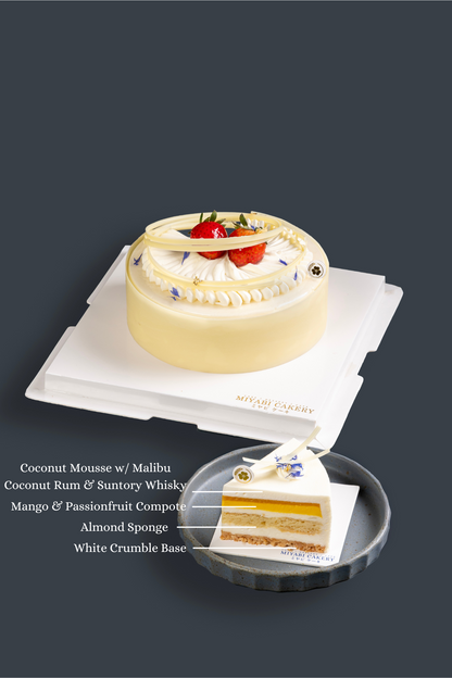 TROPICAL PARADISE - Mango slice view | Miyabi Cakery